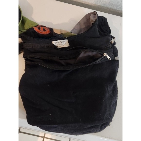 Tribe Azure Peace Sign Hobo Medium Shoulder Hobo Bag - Picture 4 of 5